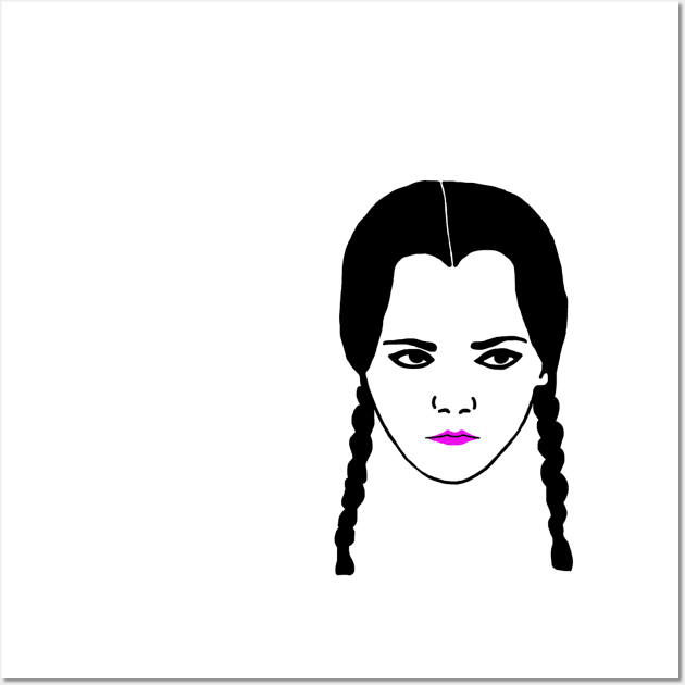 Wednesday Addams Wall Art by Lydia's Green Light Closet 